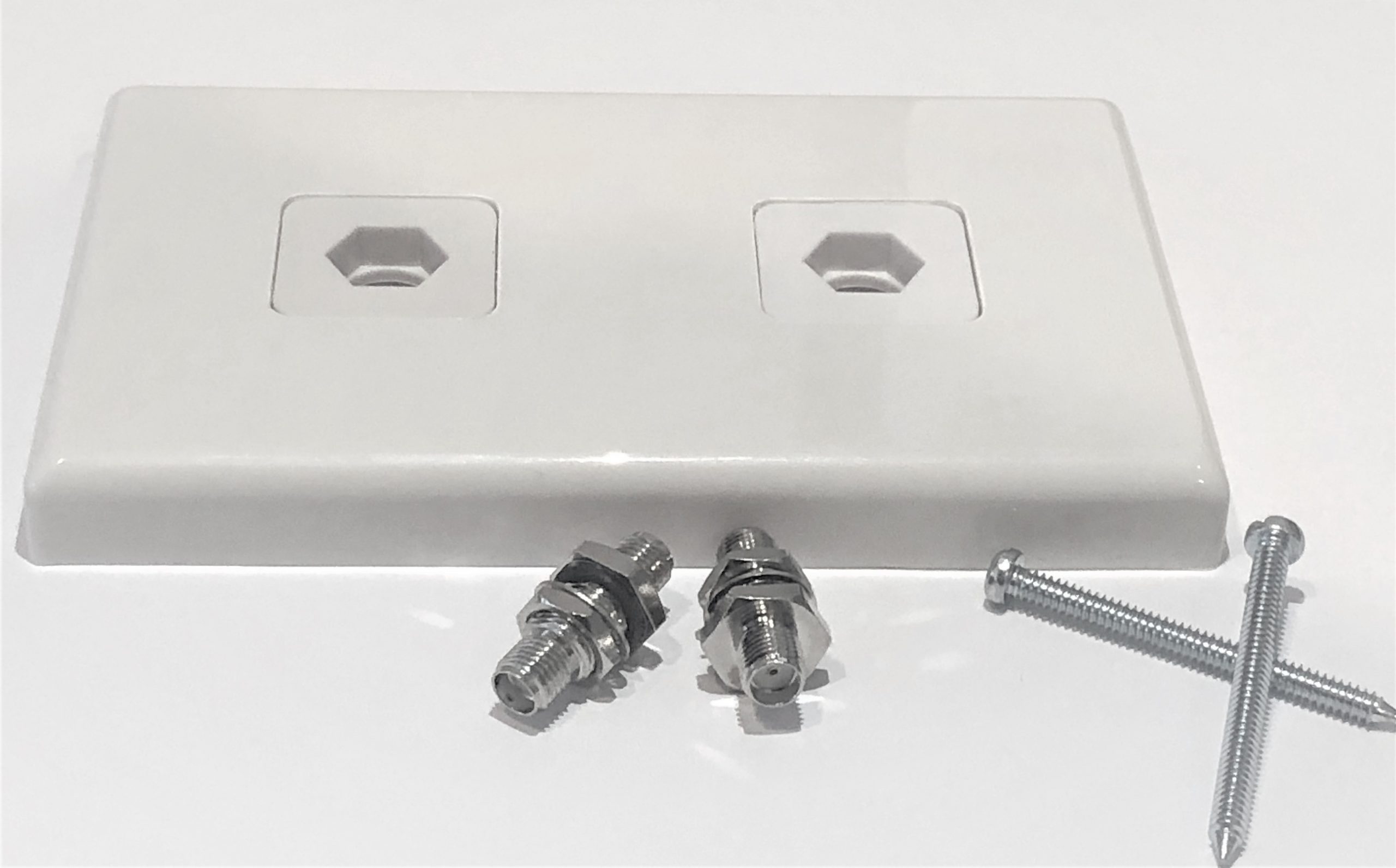 Double SMA Wall Plug (Wall Plate, inserts and adapters) Australia