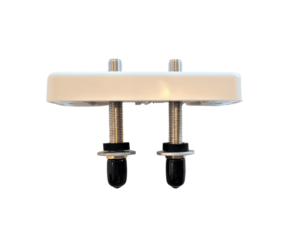 Dual Antenna Wall Plate for Caravan 5cm Australia