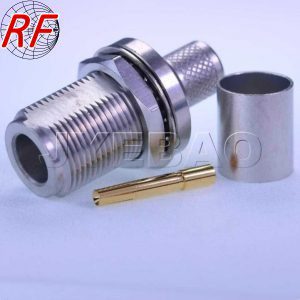 N Female Bulkhead connector for RG213