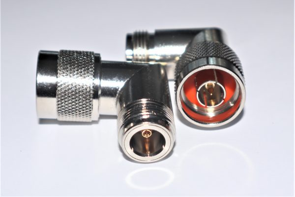 N Male to N Female Right Angle Adapter